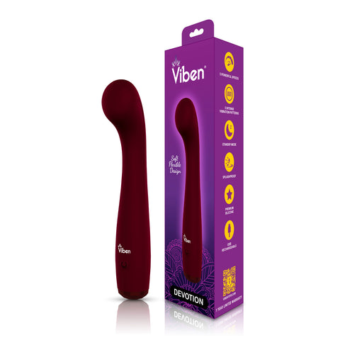 Viben Devotion Ruby G-Spot Vibrator for Intense Pleasure Vibrators - G Spot