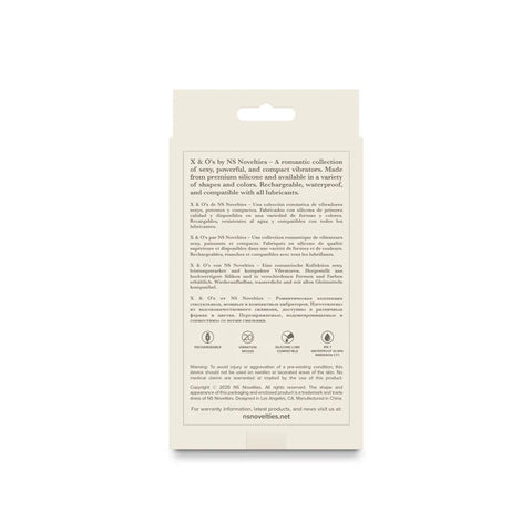 NS Novelties X and Os Embrace (Pink / Purple) – Waterproof Rechargeable Vibrator > Vibrators > Mini Vibrators