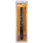 Double Header 18 Inch Veined Dong Black – Large Double-Ended Dong Black > Dildos > Double Dildos