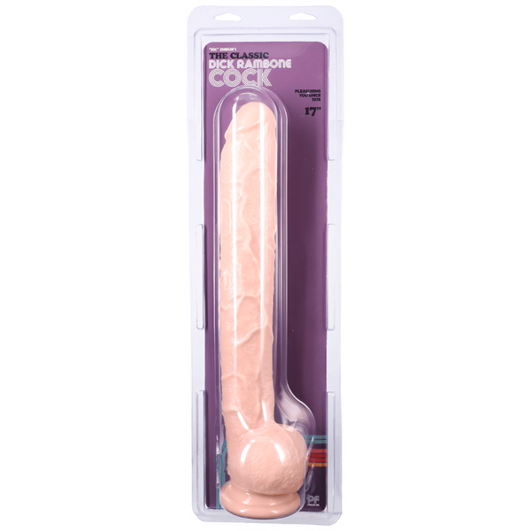 Dick Rambone Gigantic 15 Inch Dildo – Large Dildo 15 Inch Length Flesh Flesh Pink > Dildos > Oversized Toys