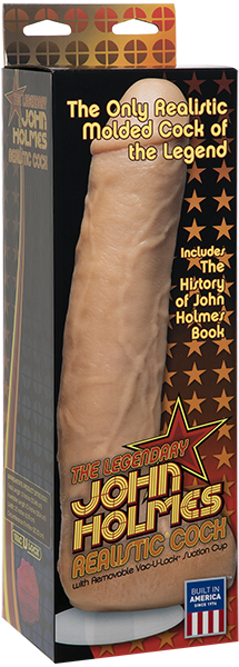 John Holmes Realistic Cock 9.5 Inch with Removable Vac-U-Lock Suction Cup – Dildo Vanilla > Dildos > Performer Replica