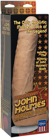 John Holmes Realistic Cock 9.5 Inch with Removable Vac-U-Lock Suction Cup – Dildo Vanilla > Dildos > Performer Replica