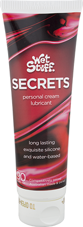 Wet Stuff Secrets Silicone-Based Silicone Lotion Lubricant 90g > Lube > Hybrid