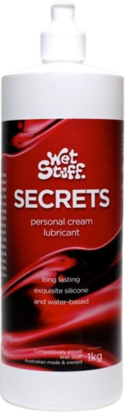 Wet Stuff Secrets – Silicone-Based Lotion Lubricant for Condom Use > Lube > Hybrid