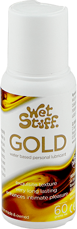 Wet Stuff Gold – Long-Lasting Clear Water-Based Lubricant > Lube > Water Based