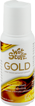 Wet Stuff Gold – Long-Lasting Clear Water-Based Lubricant 60g > Lube > Water Based