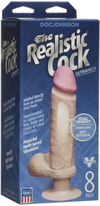 Ultraskyn Realistic Vibrating Cock – 6" or 8" 8" > Vibrators > Realistic Vibrators
