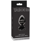Taboom Butt Plug With Diamond Jewel Small – Lightweight Aluminium Butt Plug One Size > Anal Range > Jewel Butt Plugs