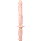 The Manhandler White 10 Inch – Realistic Grip Handle Dildo > Dildos > Large Dildos