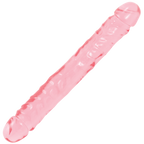 Crystal Jellies 12 Inch Double Dong (Pink) – Large Dildo > Dildos > Double Dildos