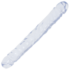 Doc Johnson Crystal Jellies Jr. Double Dong – Soft Flexible 12 Inch Double-Ended Dong > Dildos > Double Dildos