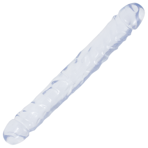 Doc Johnson Crystal Jellies Jr. Double Dong – Soft Flexible 12 Inch Double-Ended Dong > Dildos > Double Dildos