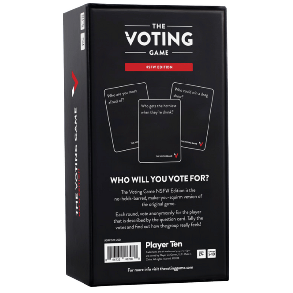 The Voting Game Party Game – Social Group Game for 5 to 10 Players Ages 17 and Up > Novelties > Card Games