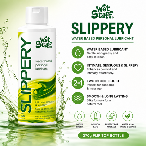 Wet Stuff Slippery Stuff – Water-Based Liquid Lubricant 270g > Lube > Water Based