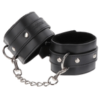 Taboom Wrist Cuffs – Adjustable Vegan Leather Bondage Wrist Cuffs with Velvet Lining > Bondage Gear > Restraints