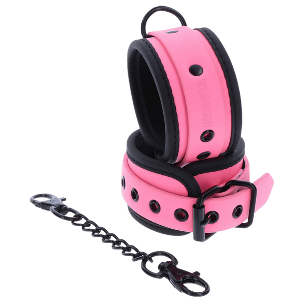 Taboom Glow Wrist Cuffs – Glow-in-the-Dark BDSM Wrist Restraints Secondary image