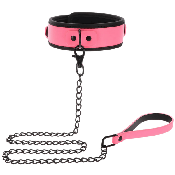 Taboom Glow In The Dark Collar And Chain Leash – BDSM Collar And Leash Set > Bondage Gear > Collars & Leashes