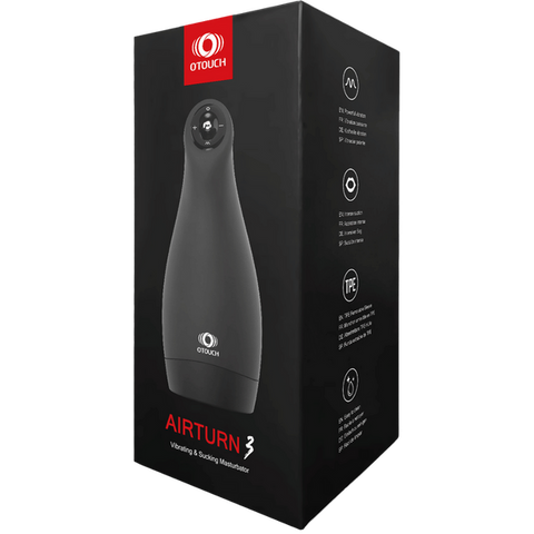 Airturn 3 – Suction Masturbator with 3 Suction Patterns and 6 Vibration Patterns > Sex Toys For Men > Masturbators > Vibrating