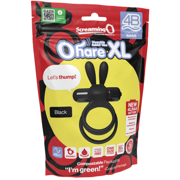 Ohare XL 4B – Deep-Rumbling Bass Vibrator with Stretchy Ring > Vibrators > Finger Vibrators