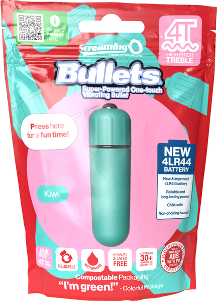Screaming O Bullets 4T High Pitch Treble – Waterproof Vibrating Bullet with 4T Motor > Vibrators > Mini Vibrators
