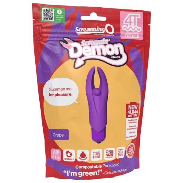 Demon 4T High Pitch Treble – Silicone Vibrator With 5 Speeds and Pulse Pattern > Vibrators > Mini Vibrators