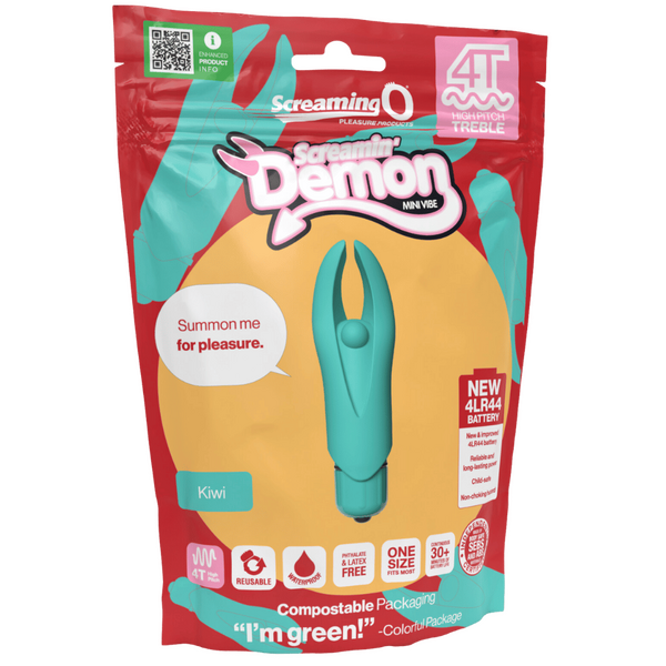 Demon 4T High Pitch Treble (Kiwi) > Vibrators > Ladies > Clitoral Vibrators and Stimulators