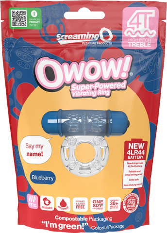 Owow 4T High Pitch Treble (Blueberry) > Cock Ring > Vibrating