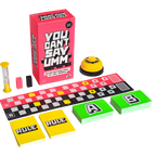 You Can't Say Umm Party Board Game – Team-Based Game for 4 to 10 Players > Novelties > Card Games
