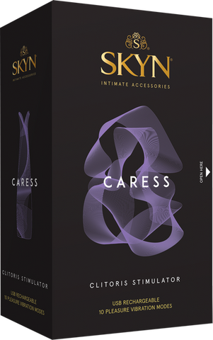 Skyn Caress – 10 Mode Vibrating Clitoris Stimulator with Ultra Soft Finish > Sex Toys For Ladies > Clitoral Vibrators and Stimulators