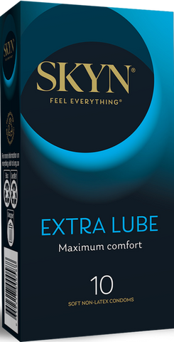 Skyn Extra Lubricated Condoms – Ultra Smooth Long-Lasting 10 Pack One Size > Essentials > Condoms