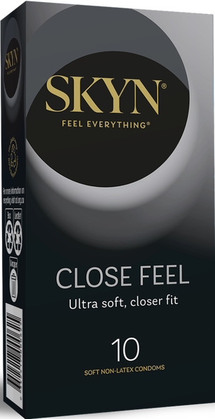 Skyn Close Feel – Natural Non-Latex Condoms 10 Pack One Size > Essentials > Condoms