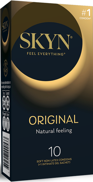 Skyn Original – Natural Feeling Polyisoprene Condoms 10 Pack Default Title > Essentials > Condoms > Non-Latex