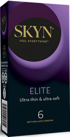Skyn Elite Ultra Thin Non-Latex Condom – Ultra Soft Natural Feeling 6. Pack Default Title > Essentials > Condoms