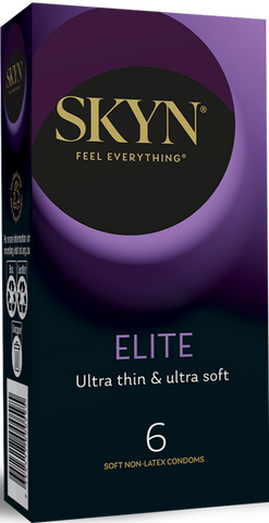 Skyn Elite Ultra Thin Non-Latex Condom – Ultra Soft Natural Feeling 6. Pack Default Title > Essentials > Condoms