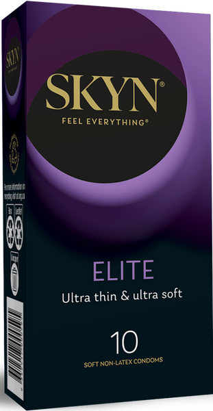 Skyn Feel Everything Elite – Ultra Thin Ultra Soft Condoms Pack of 10 Default Title > Essentials > Condoms