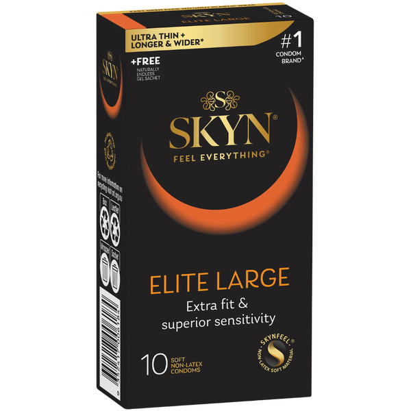 Skyn Elite Large 10 Pack – Natural Fit Condoms Secondary image