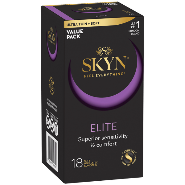 Skyn Feel Everything Elite – Ultra Thin and Soft Condoms 18 Pack One Size > Essentials > Condoms > Non-Latex