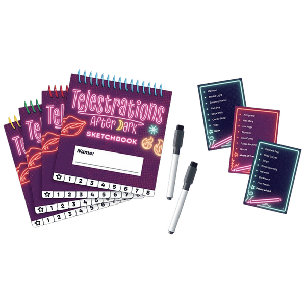 Telestrations After Dark Adult Party Game – 4 to 8 Players Ages 17 and Up > Novelties > Card Games
