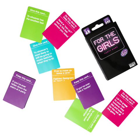For The Girls Travel Edition – Card Game for 3-8 Players Ages 13 and Up > Novelties > Card Games