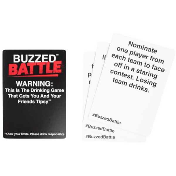 Buzzed Battle – Team Drinking Game > Novelties > Card Games
