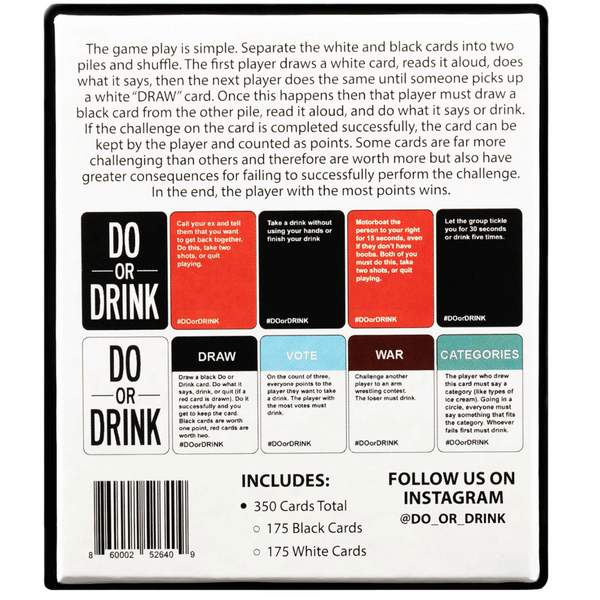 Do Or Drink – Party Game > Novelties > Card Games