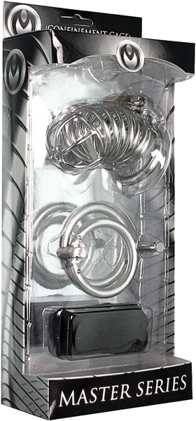 The Jail House Chastity Device – Male Locking Cage Chastity Device with Three Ring Sizes > Bondage Gear > Male Chastity