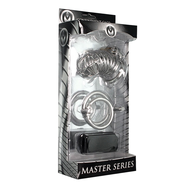 The Jail House Chastity Device – Male Locking Cage Chastity Device with Three Ring Sizes > Bondage Gear > Male Chastity