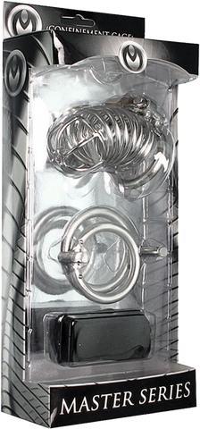 The Jail House Chastity Device – Male Locking Cage Chastity Device with Three Ring Sizes > Bondage Gear > Male Chastity
