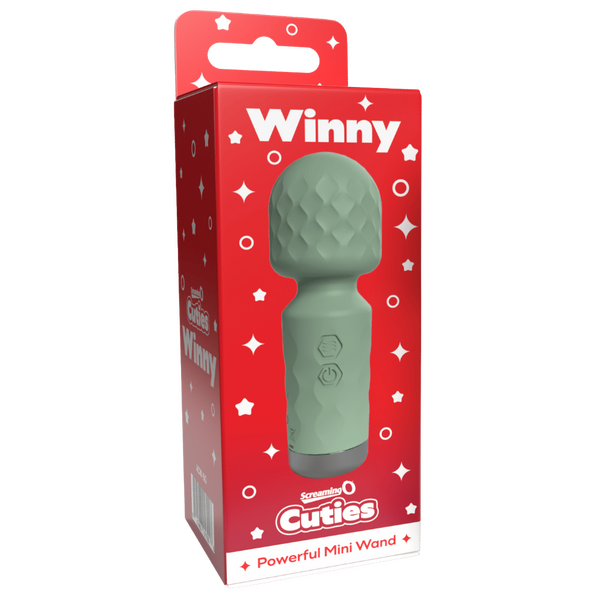 Cuties - Winny Rechargeable Mini Wand (Sage Green) > Sex Toys > Mini Massagers