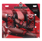 Crimson Tied Embossed Ankle Cuffs – Adjustable Bondage Accessories > Bondage Gear > Restraints