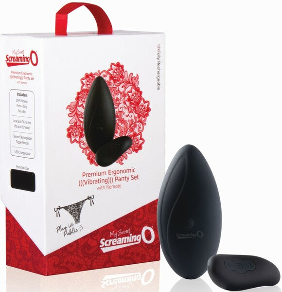 My Secret Screaming O Premium Ergonomic Remote Panty Set – Waterproof Remote-Controlled Panty Vibrator > Sex Toys For Ladies > Panty Vibes