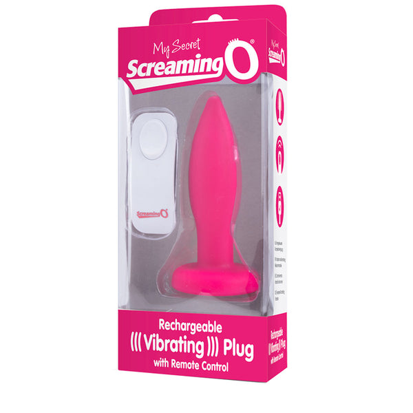 Screaming O My Secret Charged Plug – Remote-Controlled Rechargeable Vibrating Butt Plug > Anal Range > Vibrating Butt Plugs