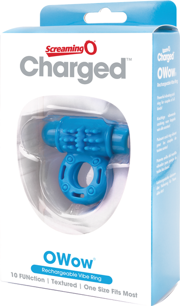 O Wow Ring Rechargeable Vibrating Cock Ring with 10 Vibration Functions SEBS Material > Cock Ring > Vibrating