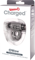 O Wow Ring Rechargeable Vibrating Cock Ring with 10 Vibration Functions SEBS Material > Cock Ring > Vibrating